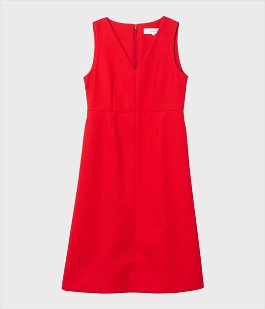 TAILORED PINAFORE DRESS