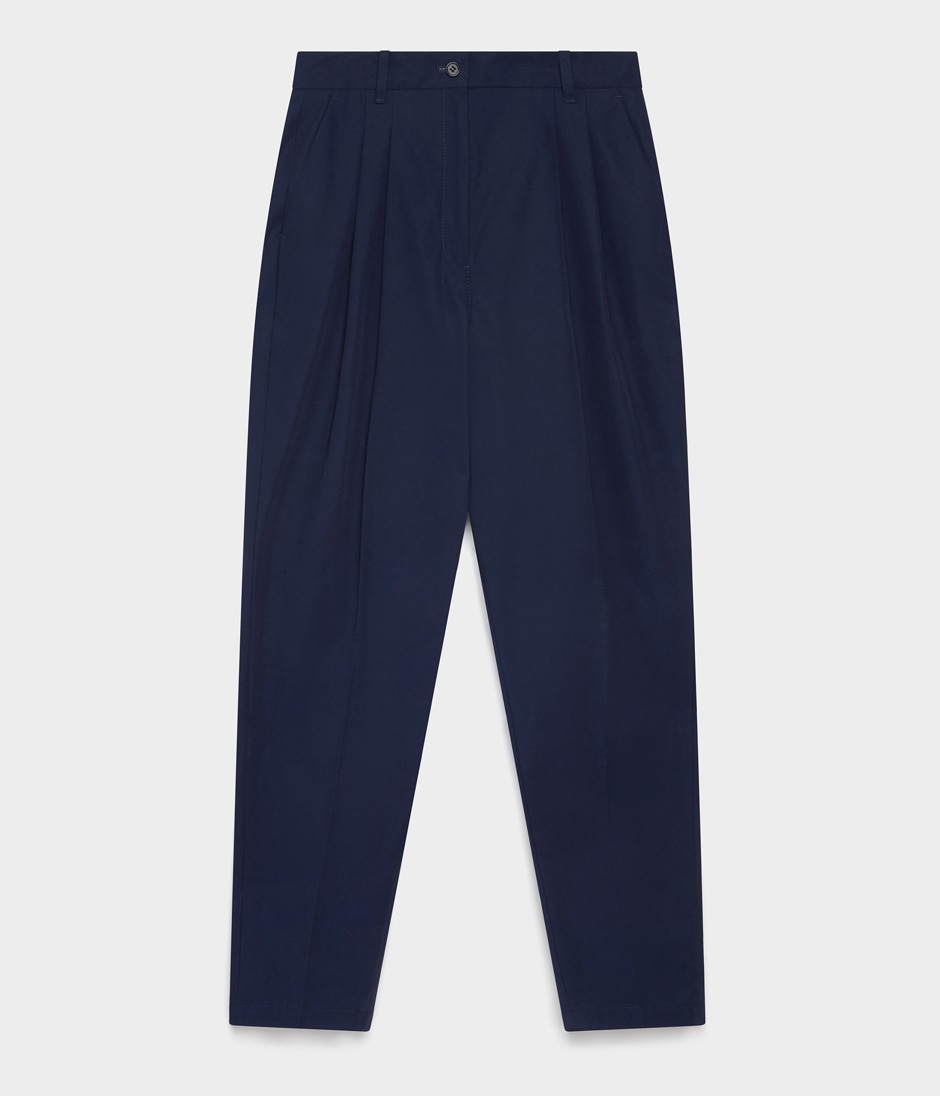 PLEATED TROUSERS 詳細画像 NAVY 1