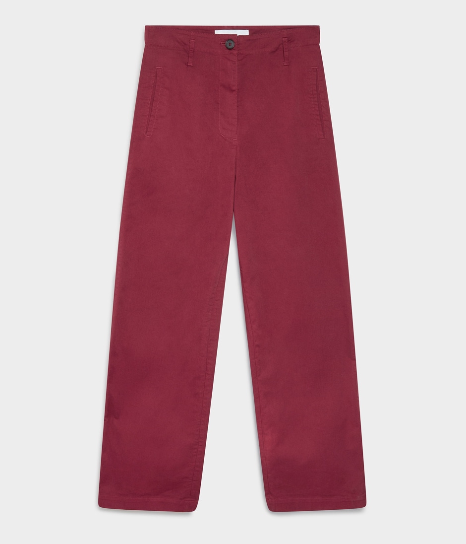 WIDE LEG TROUSER 詳細画像 BURGUNDY 1