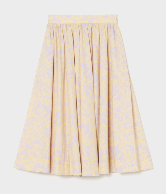 COTTON GATHERED SKIRT