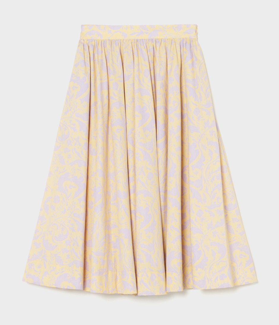 COTTON GATHERED SKIRT 詳細画像 YELLOW 1