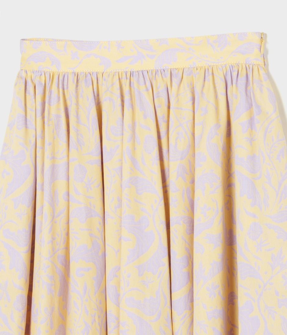 COTTON GATHERED SKIRT 詳細画像 YELLOW 4