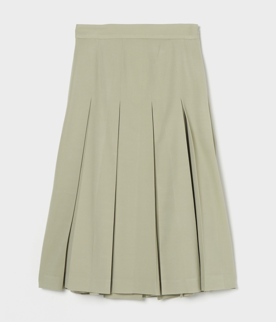 PLEATED TAILORED SKIRT 詳細画像 PISTACHIO 1