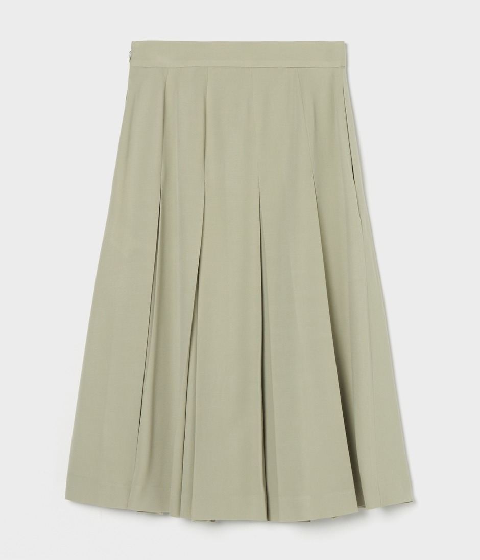 PLEATED TAILORED SKIRT 詳細画像 PISTACHIO 2