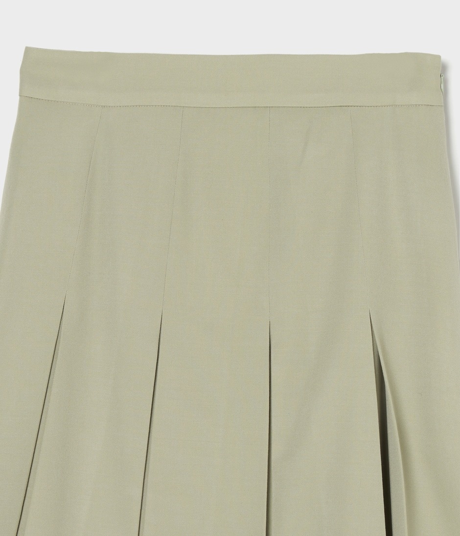 PLEATED TAILORED SKIRT 詳細画像 PISTACHIO 3