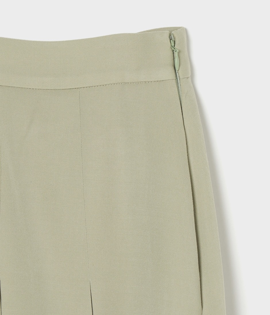 PLEATED TAILORED SKIRT 詳細画像 PISTACHIO 4