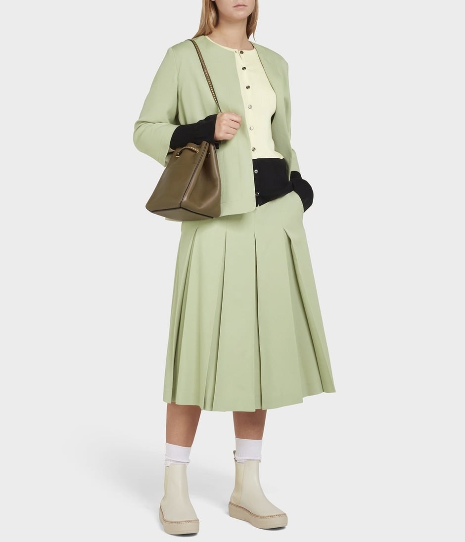 PLEATED TAILORED SKIRT 詳細画像 PISTACHIO 6