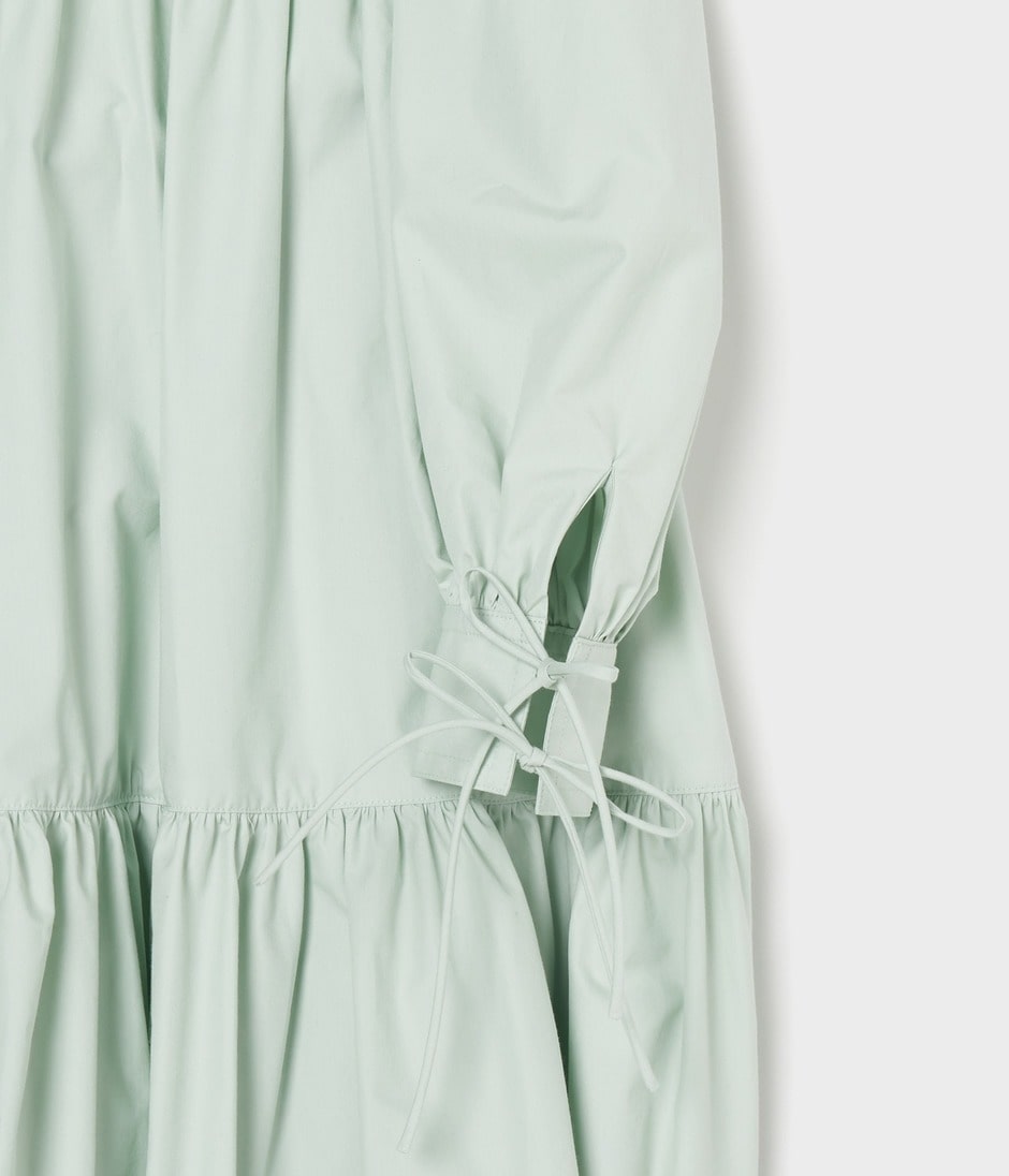 LONG SLEEVE OPEN BACK DRESS 詳細画像 MINT GREEN 5