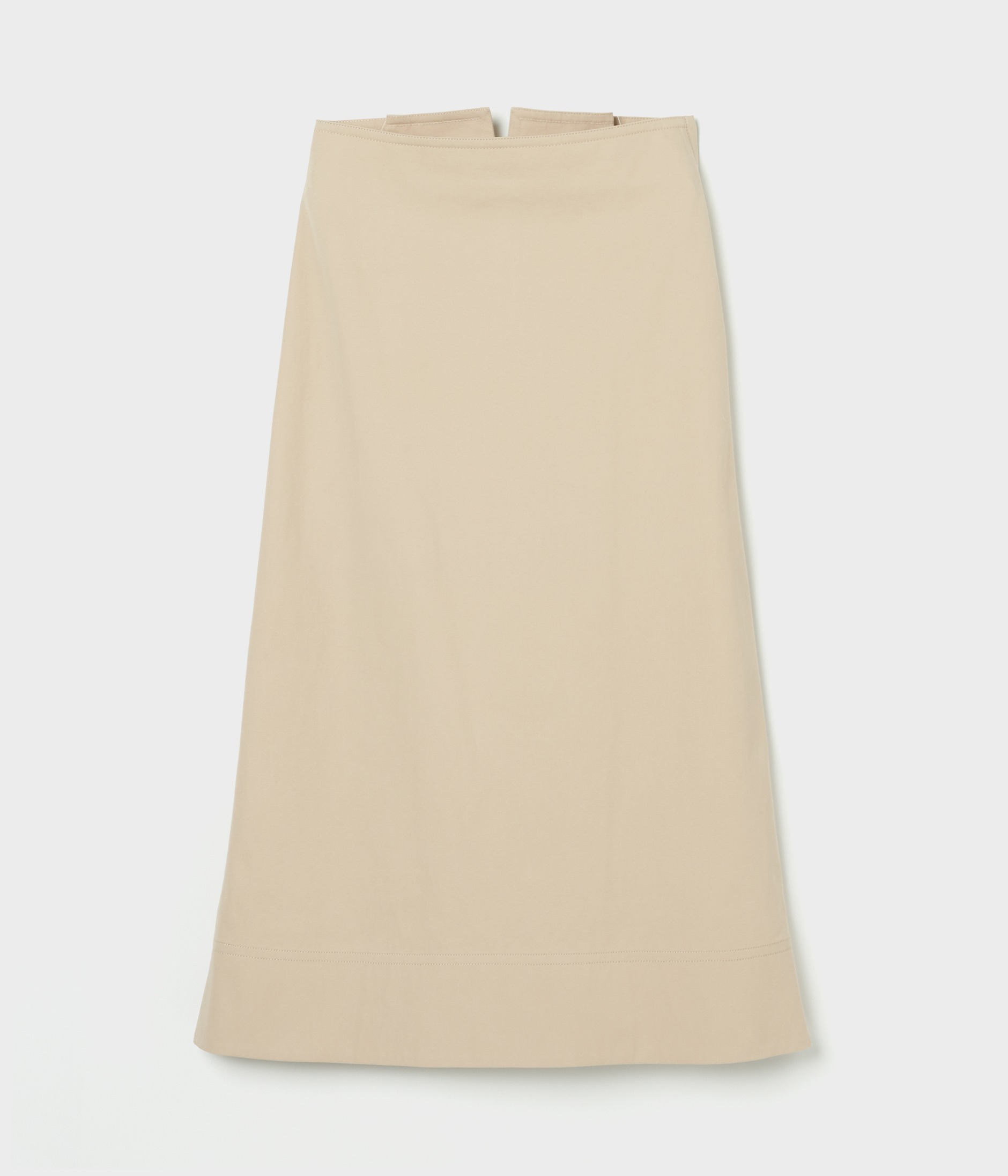 LONGLINE COTTON SKIRT