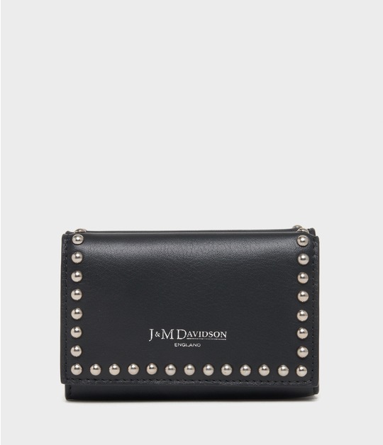 FOLD WALLET WITH STUDS｜Ju0026M DAVIDSON｜ジェイアンドエムデヴィッドソン公式オンラインストア