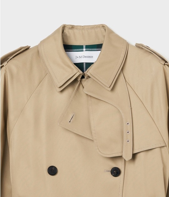 DOUBLE COLLAR TRENCH｜J&M DAVIDSON｜ジェイアンドエムデヴィッドソン