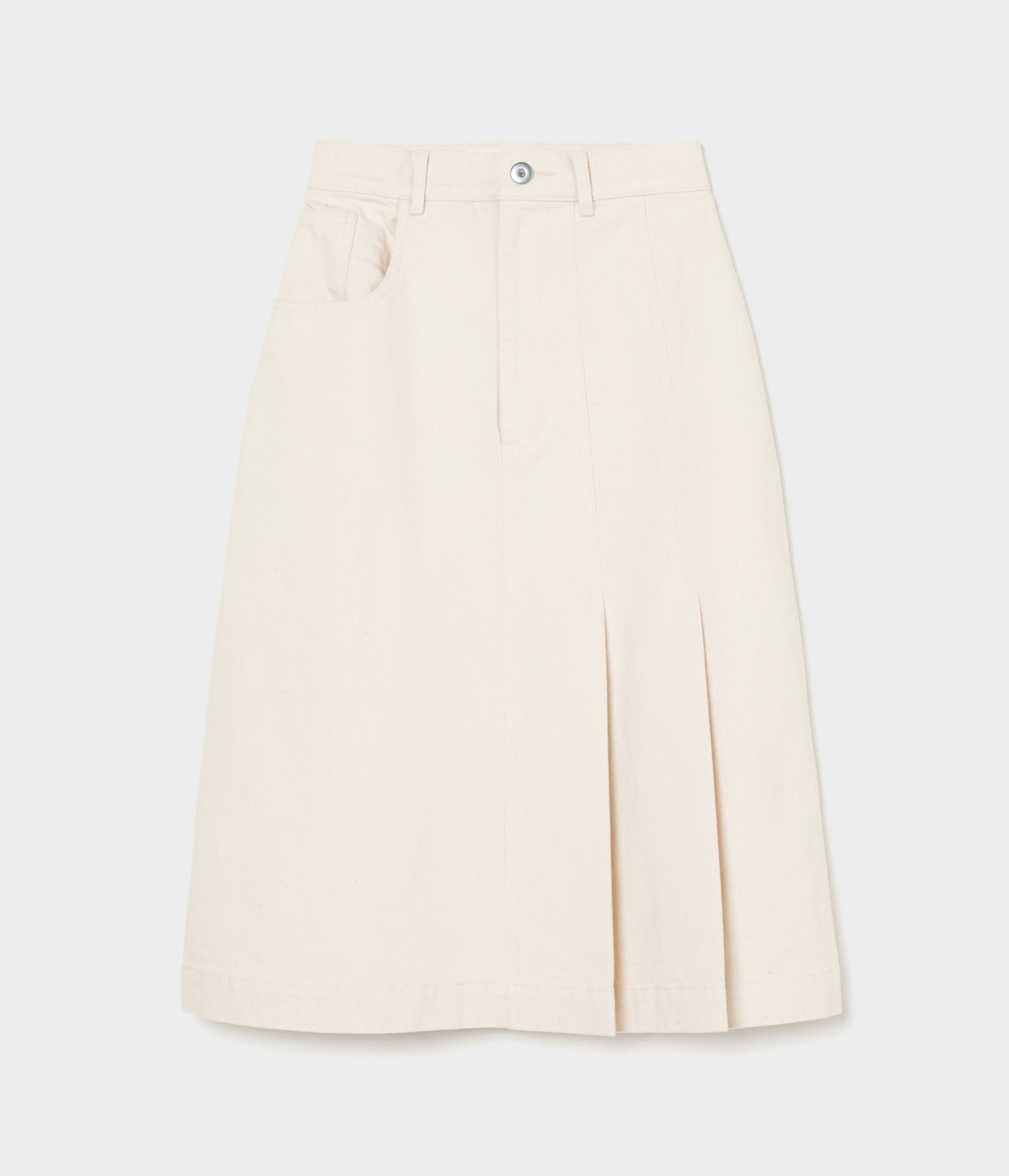 PLEATED DENIM SKIRT｜J&M DAVIDSON｜ジェイアンドエムデヴィッドソン 