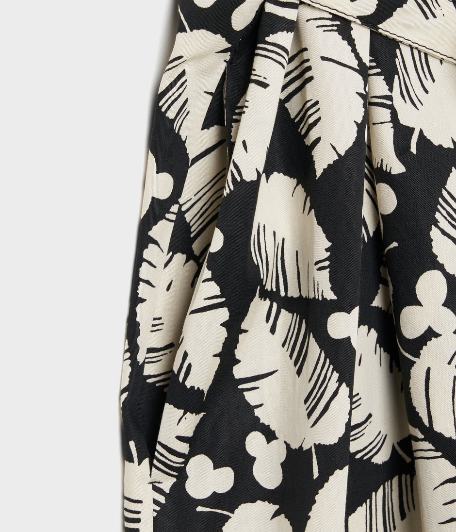 INVERTED PLEAT DRESS 詳細画像 MONSTERA PRINT 7