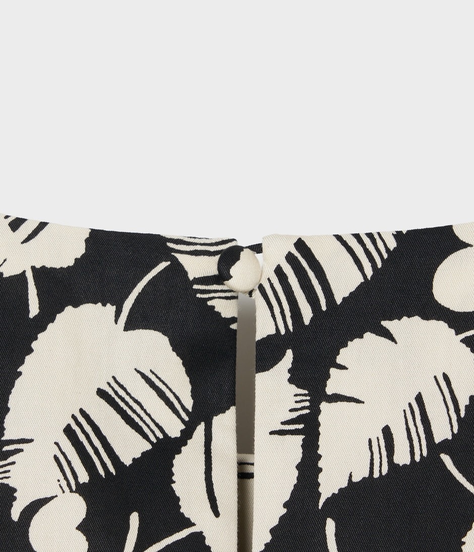 INVERTED PLEAT DRESS 詳細画像 MONSTERA PRINT 8