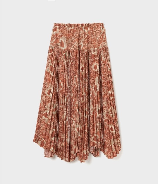 FAN PLEATED SKIRT 詳細画像