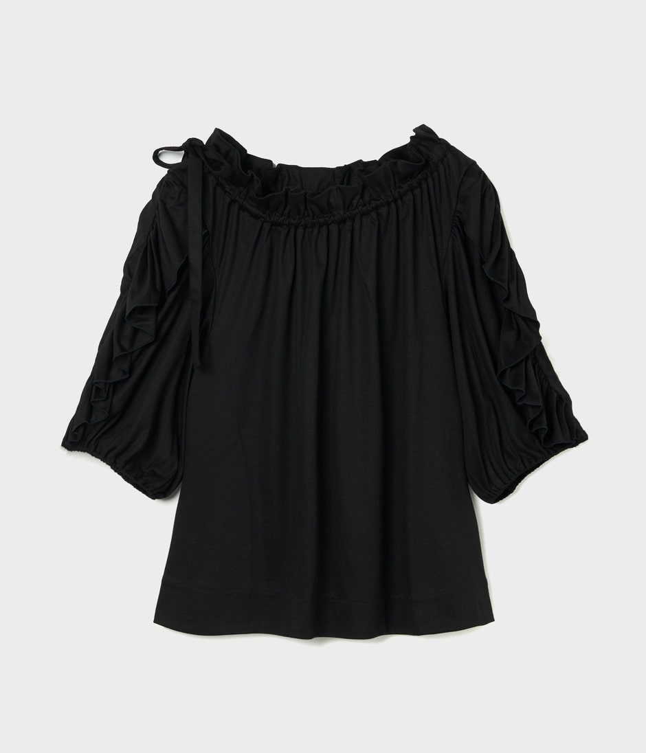 VOLANGE JERSEY TOP 詳細画像 BLACK 1