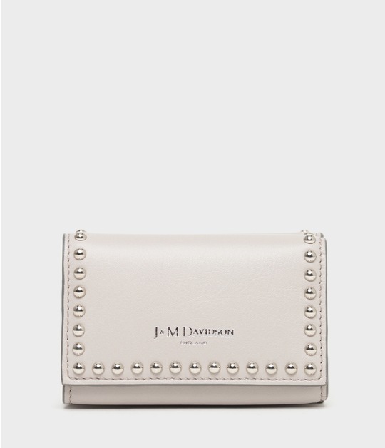 FOLD WALLET WITH STUDS｜J&M DAVIDSON｜ジェイアンドエムデヴィッド