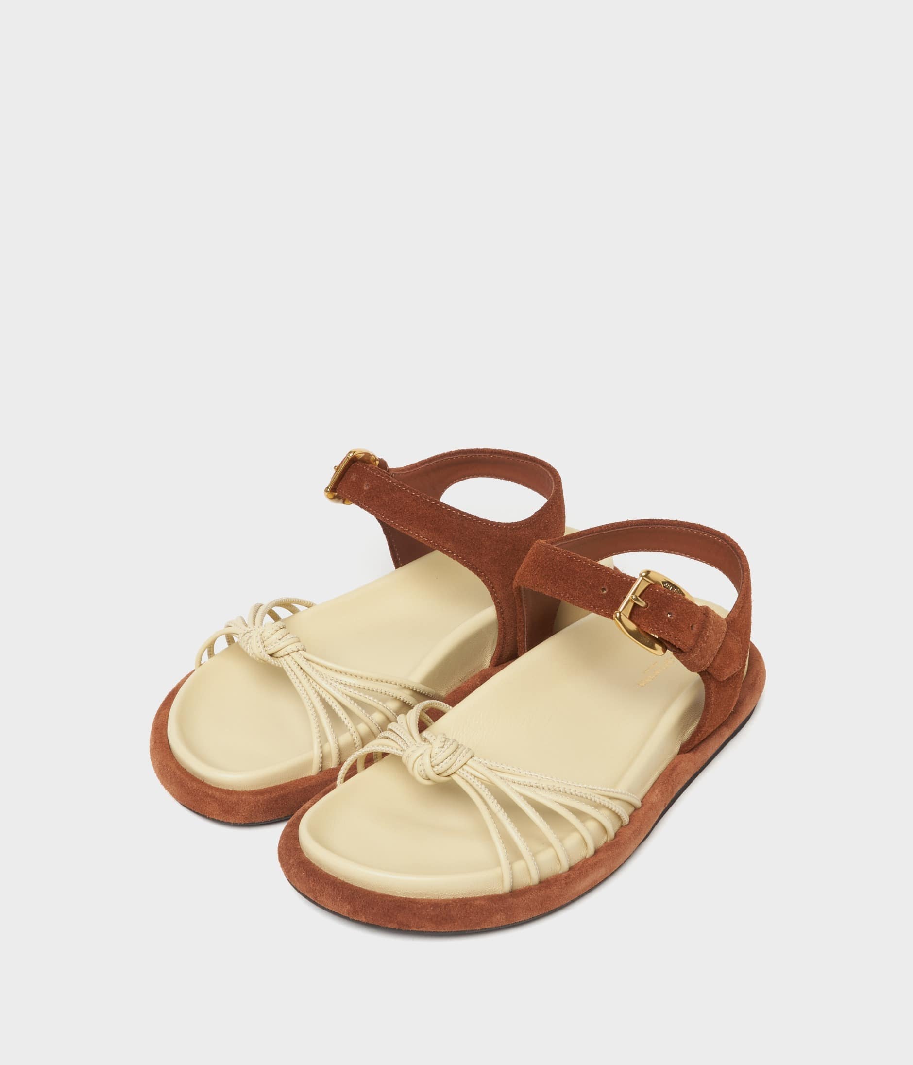 STRAPPY KNOTTED SANDAL