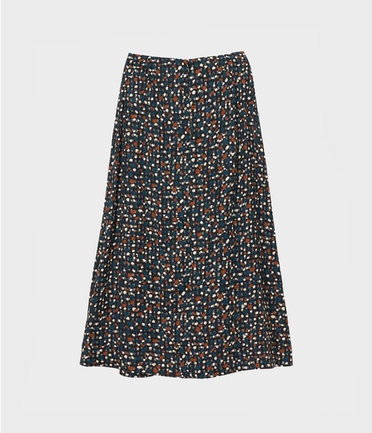 MIDI SKIRT WITH GATHERS 詳細画像