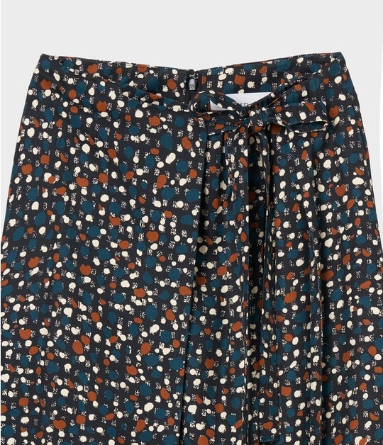 MIDI SKIRT WITH GATHERS 詳細画像