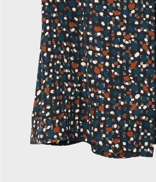 MIDI SKIRT WITH GATHERS 詳細画像