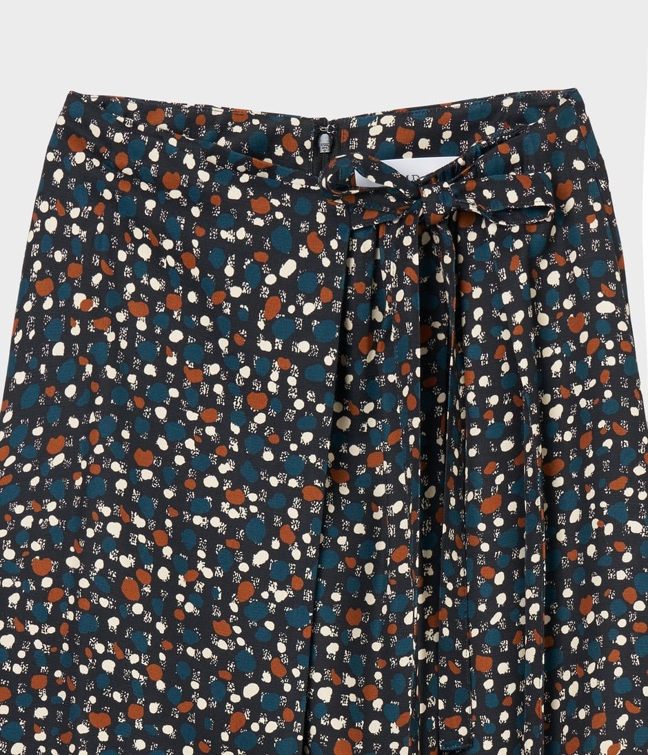MIDI SKIRT WITH GATHERS 詳細画像 MULTI COLOURED 3