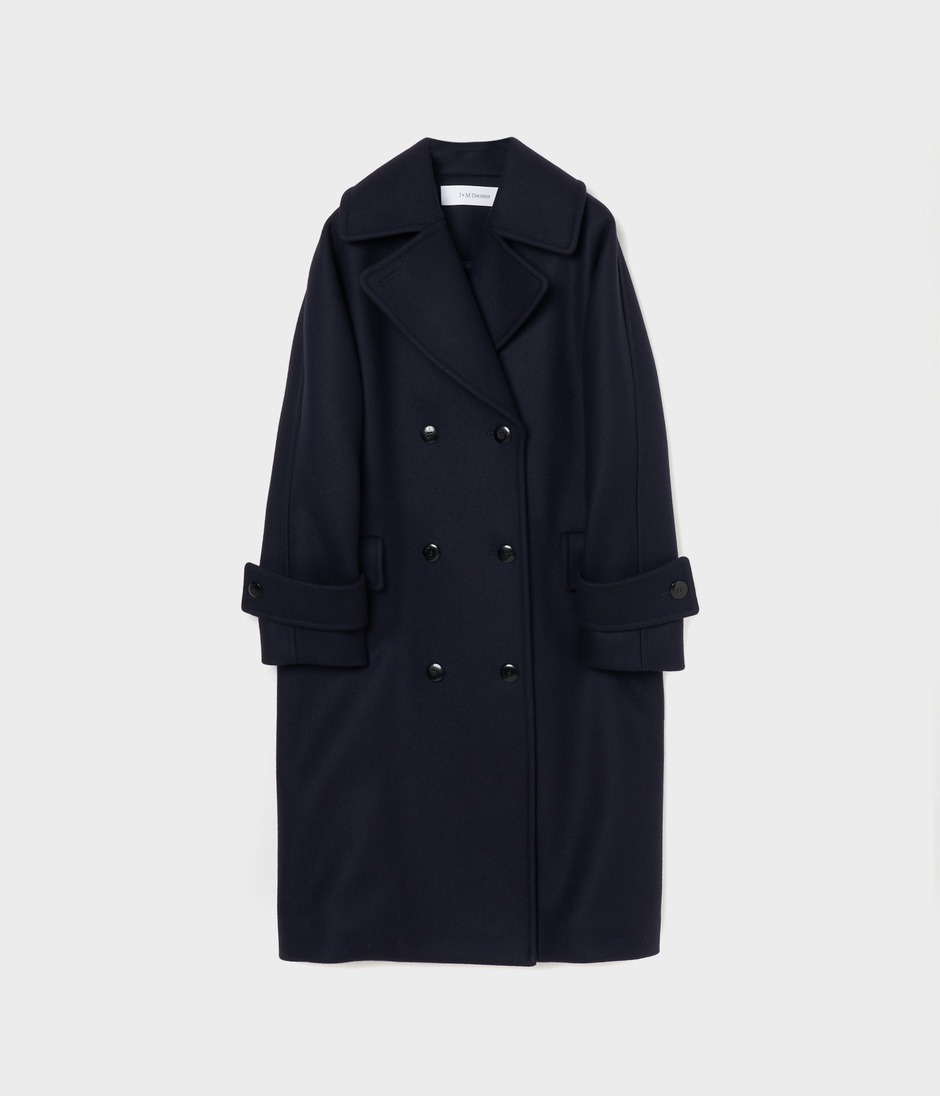 W BREASTED DOLMAN SLEEVE COAT 詳細画像 NAVY 1