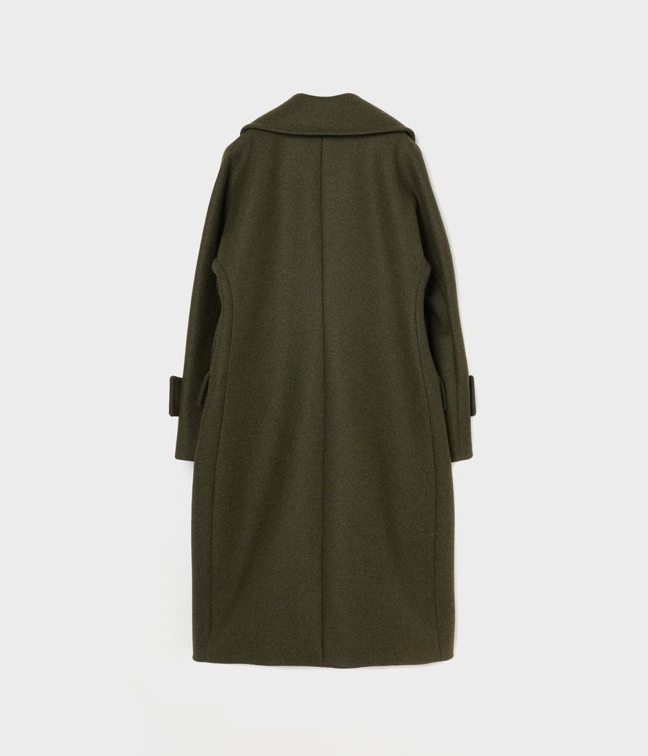 W BREASTED DOLMAN SLEEVE COAT 詳細画像 DARK OLIVE 2