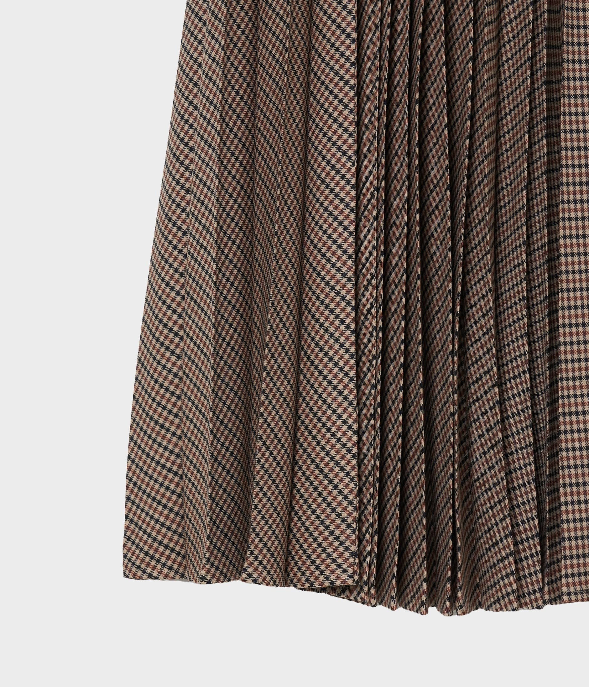 MIX PLEAT SKIRT