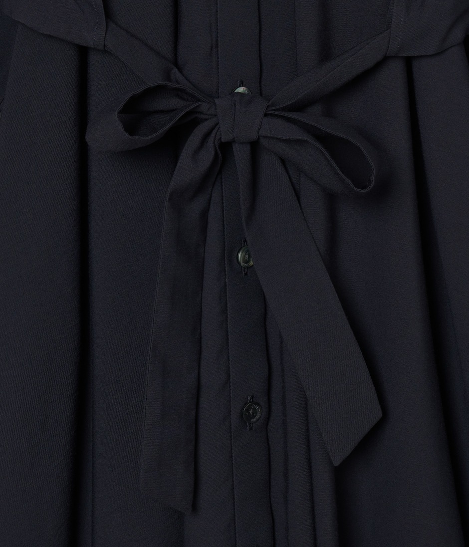 DRESS WITH GATHERED YOKE 詳細画像 NAVY 8