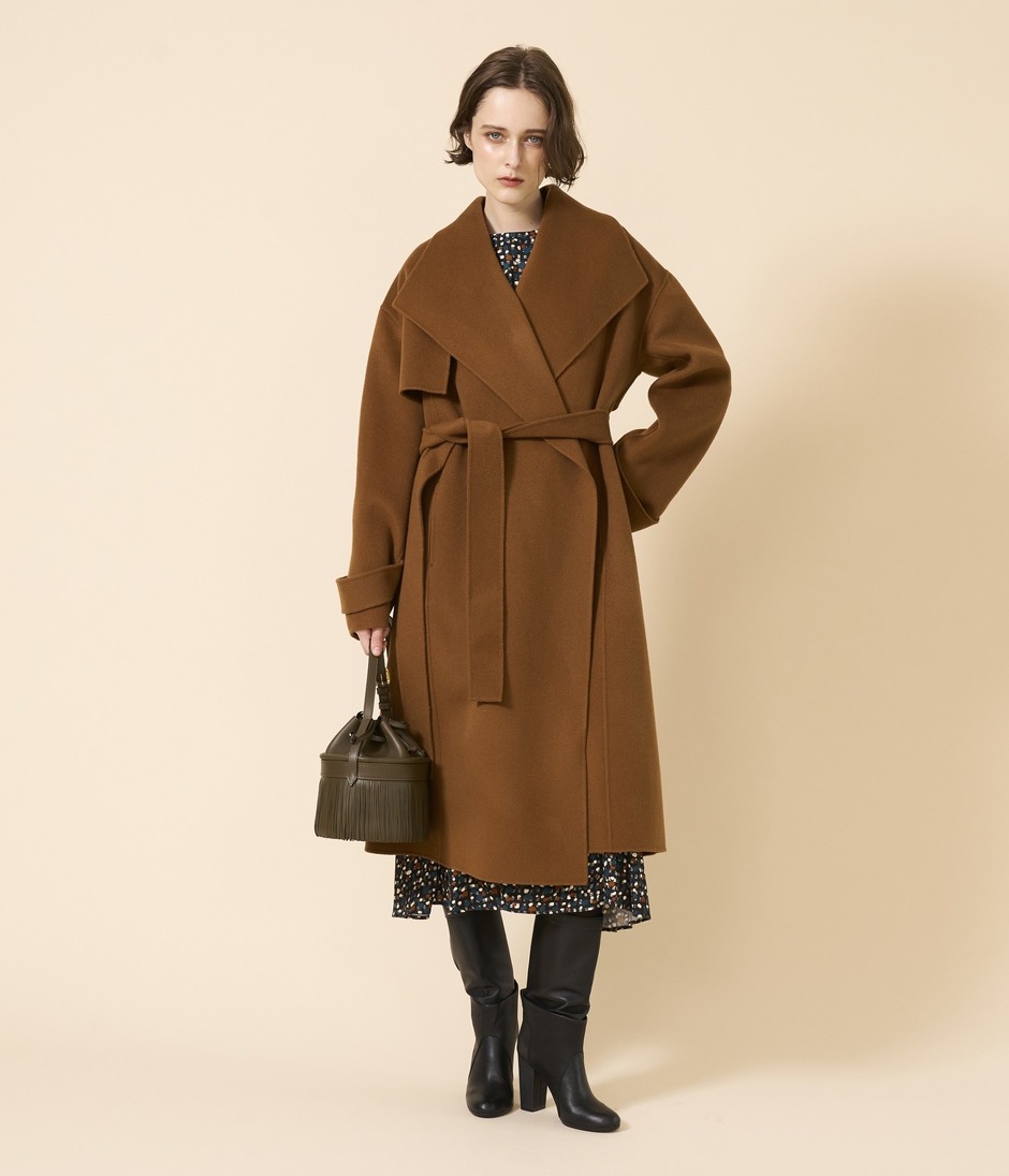 WOOL TRENCH 詳細画像 CHOCOLATE BROWN 10