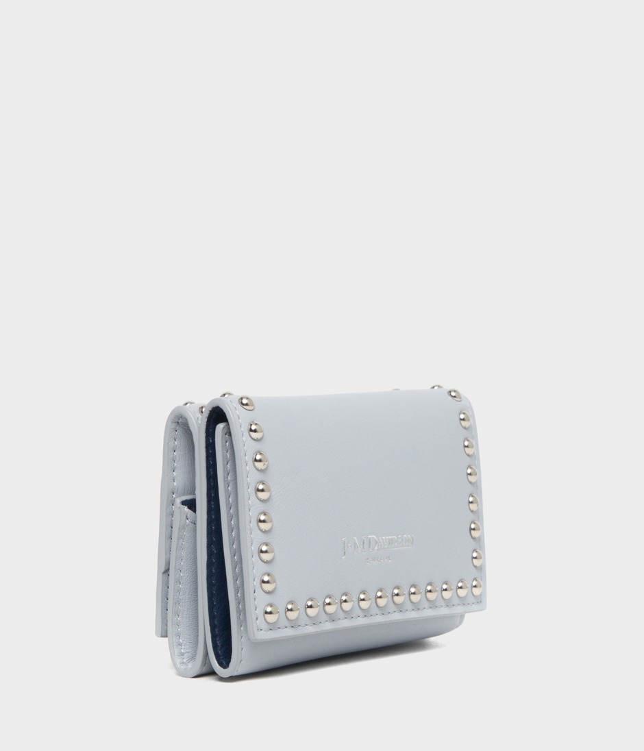 FOLD WALLET WITH STUDS 詳細画像 BABY BLUE 2