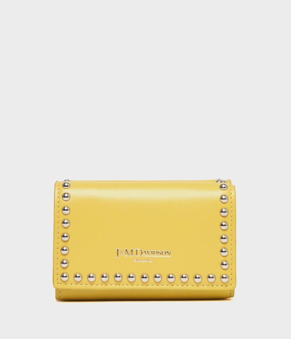 FOLD WALLET WITH STUDS 詳細画像 YELLOW 1