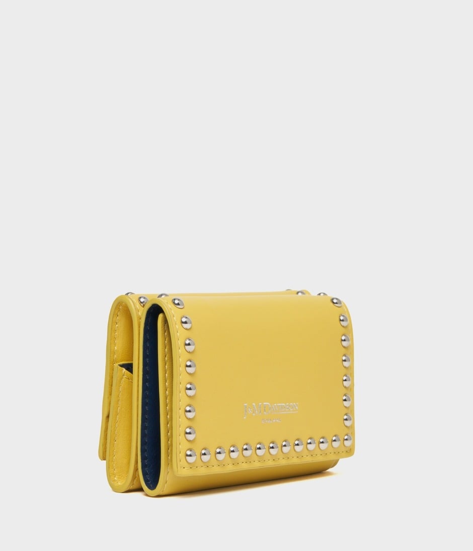 FOLD WALLET WITH STUDS 詳細画像 YELLOW 2