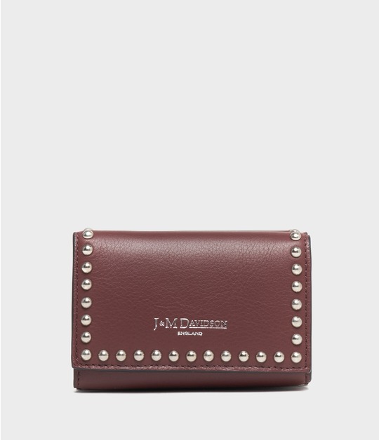 FOLD WALLET WITH STUDS｜J&M DAVIDSON｜ジェイアンドエムデヴィッド ...