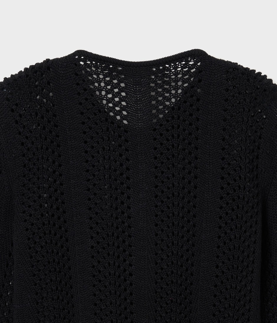 WAVE KNIT CARDIGAN 詳細画像 BLACK 3