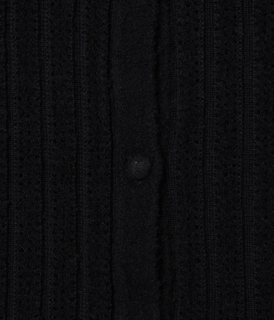 LADDER STITCH CARDIGAN 詳細画像 BLACK 7