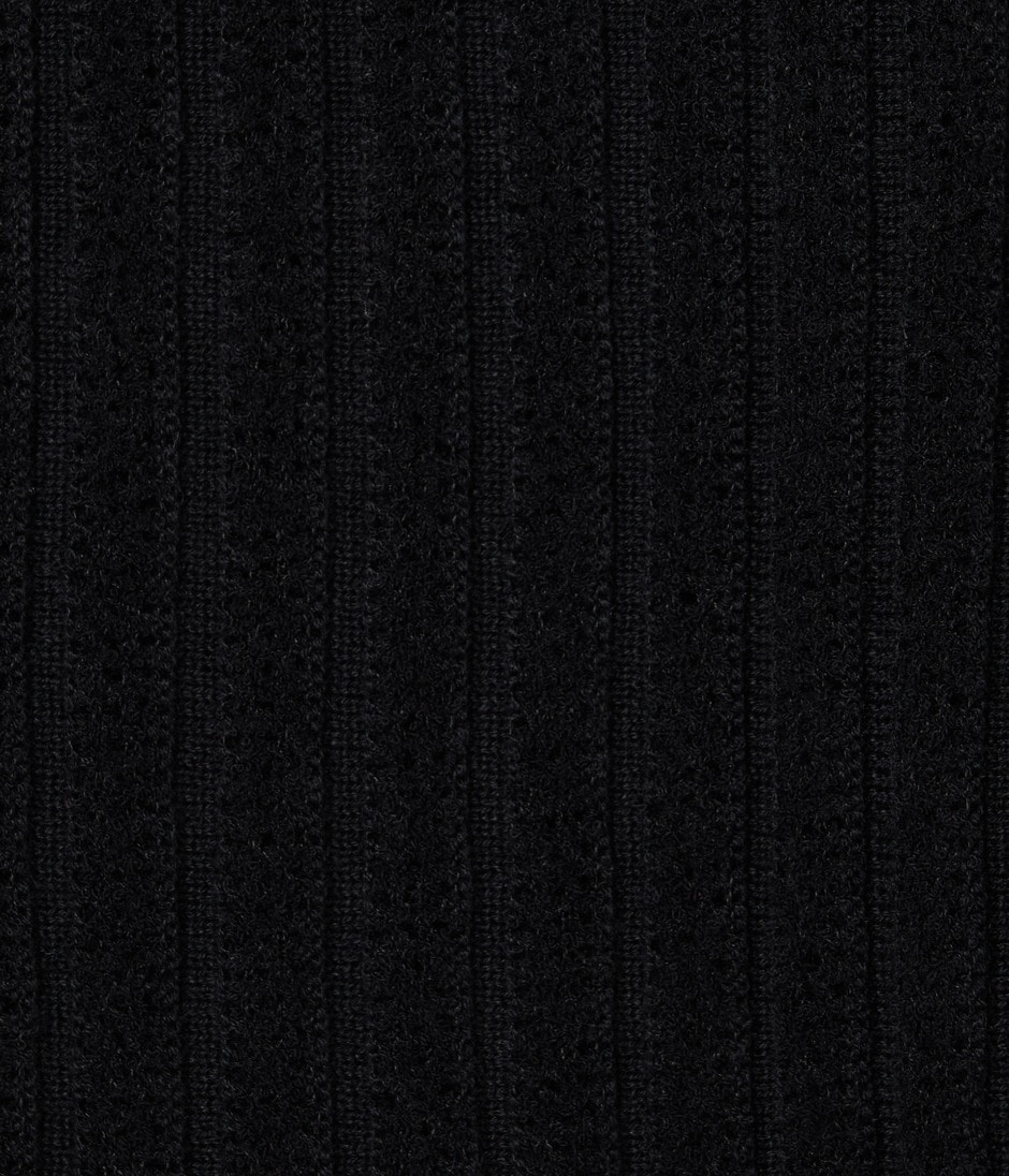 LADDER STITCH CARDIGAN 詳細画像 BLACK 8