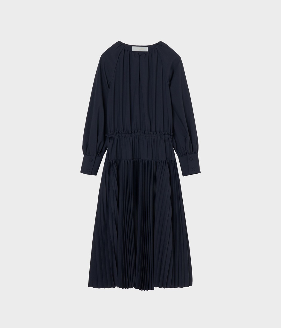 FAN PLEATED DRESS 詳細画像 NAVY 1