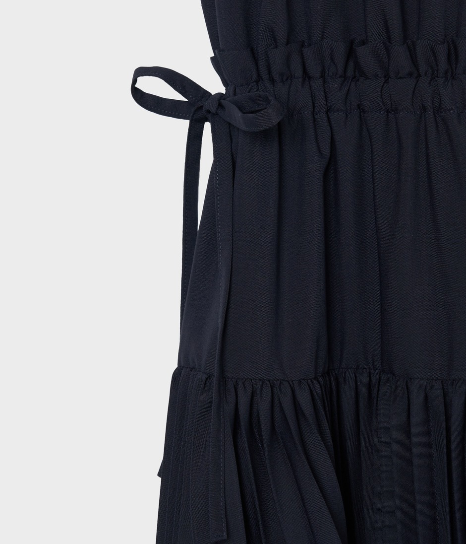 FAN PLEATED DRESS 詳細画像 NAVY 7