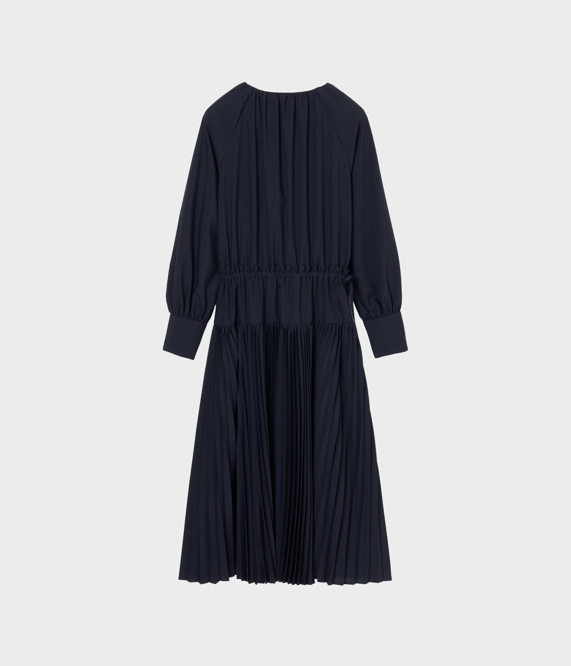 FAN PLEATED DRESS