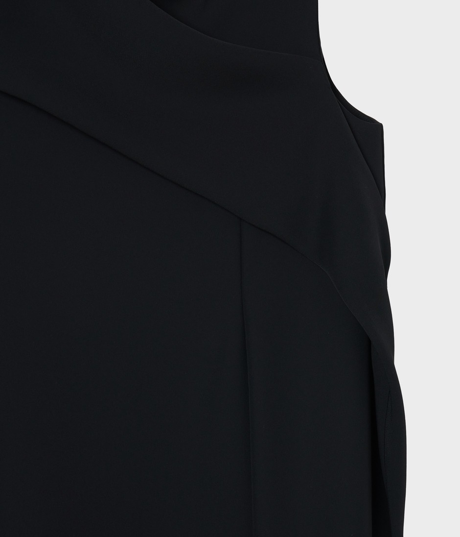 DRAPED SASH DRESS 詳細画像 BLACK 7