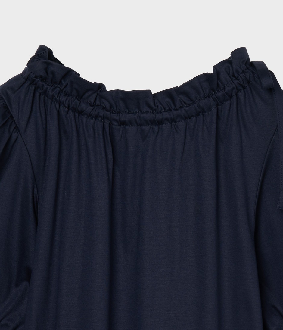 VOLANGE JERSEY DRESS 詳細画像 NAVY 4