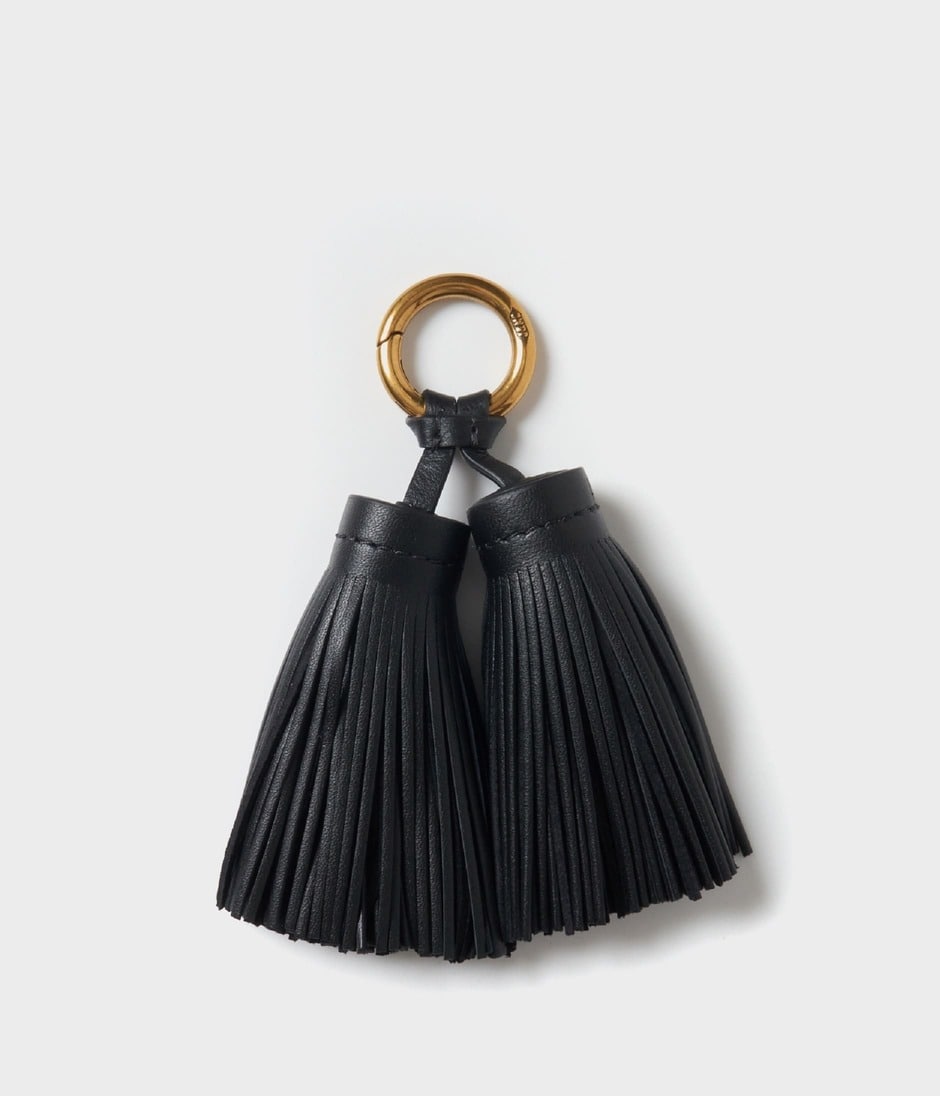 DOUBLE TASSEL CHARM 詳細画像 BLACK 3