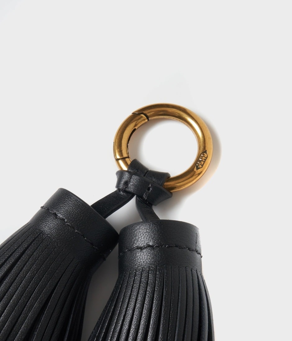 DOUBLE TASSEL CHARM 詳細画像 BLACK 4