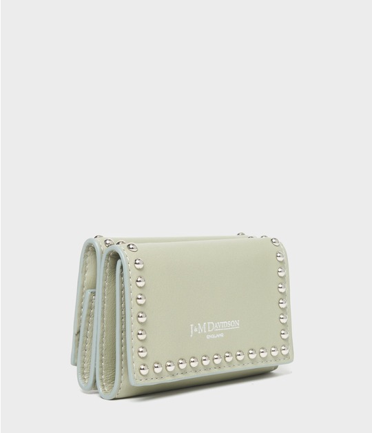 FOLD WALLET WITH STUDS｜J&M DAVIDSON｜ジェイアンドエムデヴィッド 