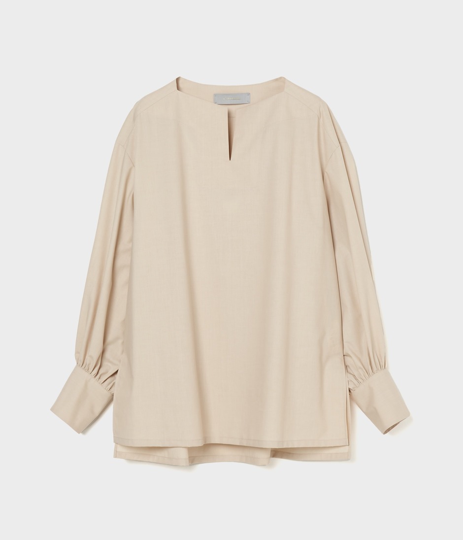 SLIT NECKLINE BLOUSE 詳細画像 SAND 1