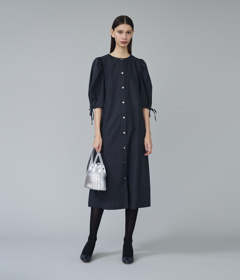 PUFFED SLEEVE DRESS 詳細画像 NAVY 9