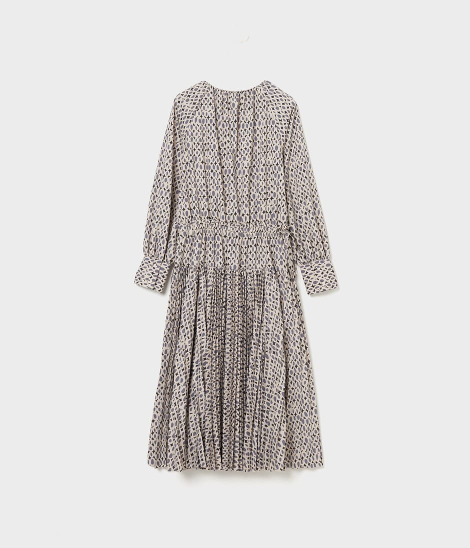 FAN PLEATED DRESS 詳細画像 GREY 2