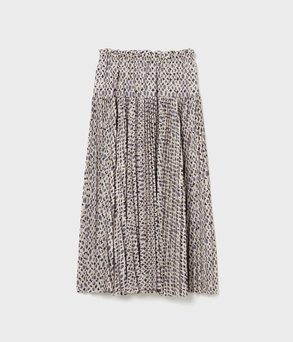 FAN PLEATED SKIRT 詳細画像 GREY 2